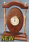Black Walnut Cheval Clock