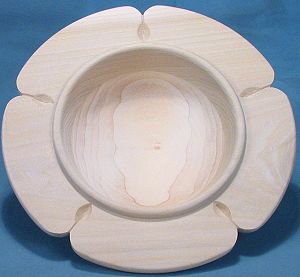 Flower-n-Fish Bowl 10" - 5 Petal